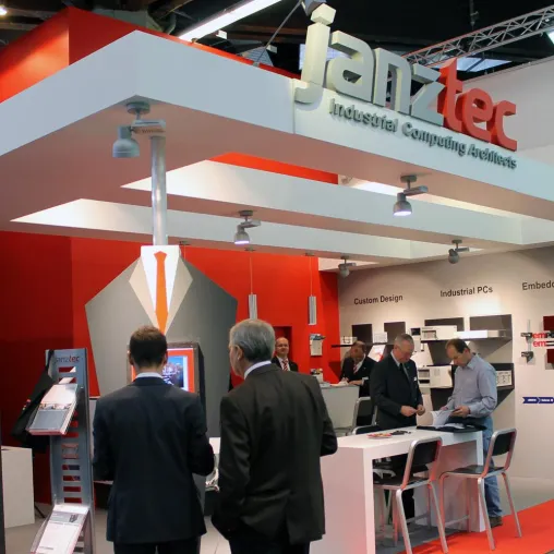 Janz Tec AG auf der embedded world 2012 Bild: Janz Tec AG auf der embedded world 2012