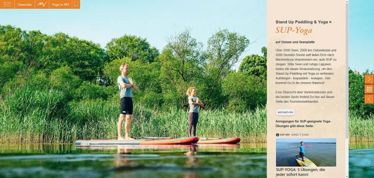 Bild: Punktlandung mit Yoga-Magazin