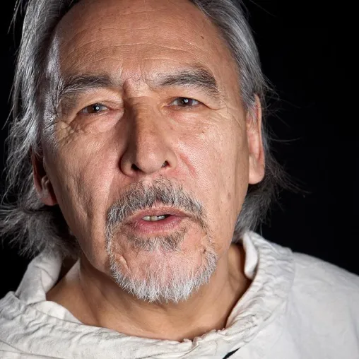 Angaangaq Angakkorsuaq, der Schamane aus Grönland zu Gast bei Oldenburg Bild: Angaangaq Angakkorsuaq, der Schamane aus Grönland zu Gast bei Oldenburg