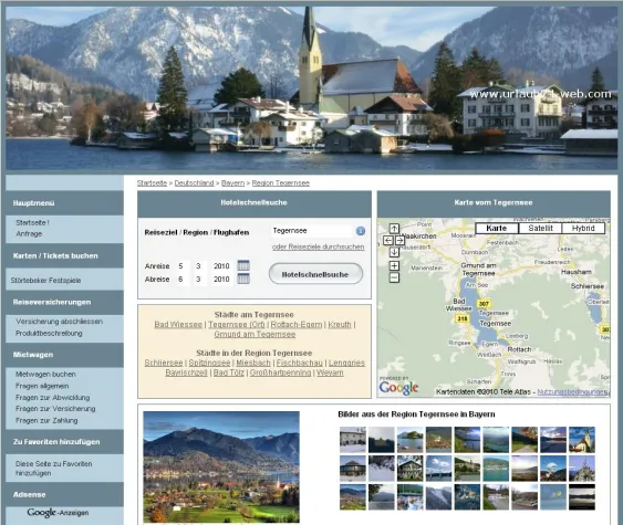 Bild: Hotel Zimmer buchen in der Region Tegernsee und Schliersee über urlaub24-web