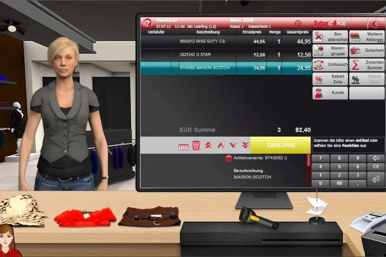 Bild: Futura Kassensystem Futura4POS mit neuartiger eLearning Onlineschulung