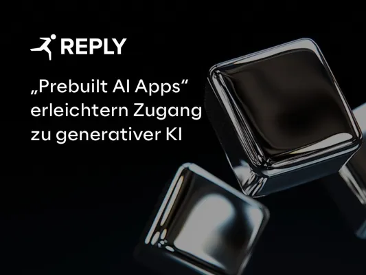 Bild: Reply erleichtert Unternehmen den Zugang zu generativer KI mit "Prebuilt AI Apps"