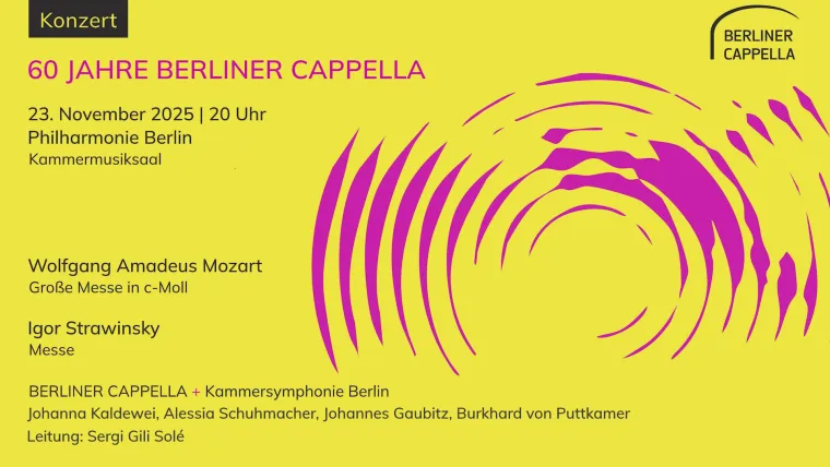 Bild: 60 Jahre BERLINER CAPPELLA