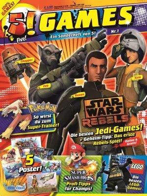 Bild: Das „Must have“ für Jungs: Blue Ocean vereint mit „5! Games“ Top-Themen & Top-Games in einem Magazin