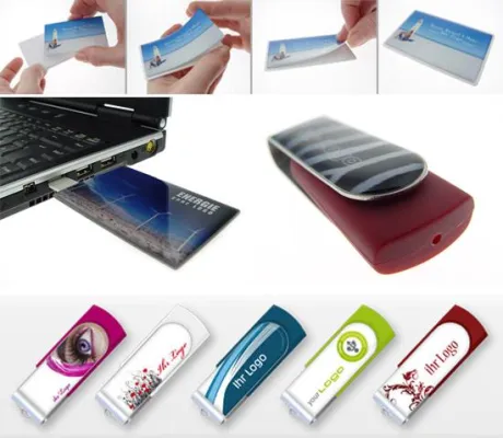 Bild: Doming für USB-Sticks - emotionales Outfit für clevere Werbeartikel