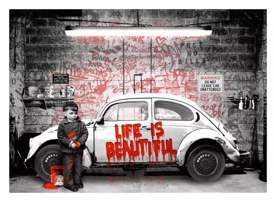 MR. BRAINWASH | VW Beetle | Neue Edition veröffentlicht. Bild: MR. BRAINWASH | VW Beetle | Neue Edition veröffentlicht.