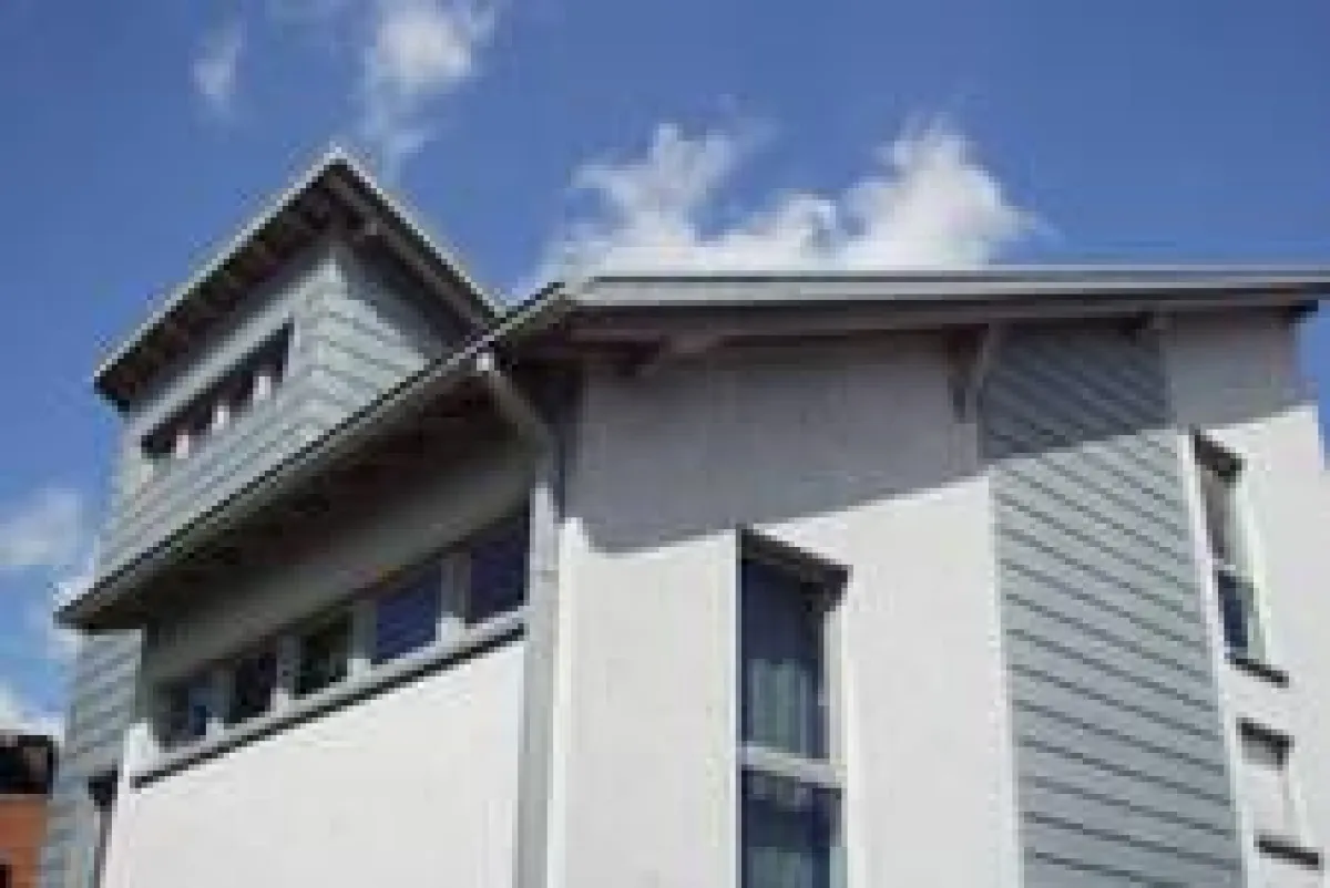 Vom Dach über Dachrinnen und Fallrohre lässt sich Regenwasser gut ableiten und letztendlich auch sammeln.