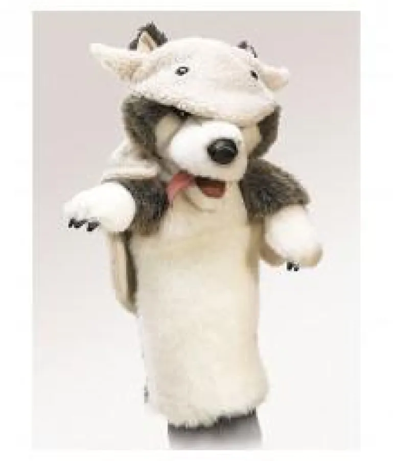 Folkmanis Handpuppe Wolf im Schafspelz