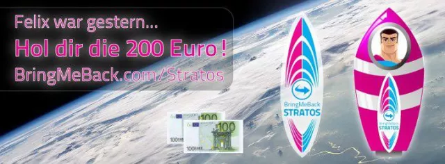 Bild: BringMeBack-Stratos: Geocaching Aktion