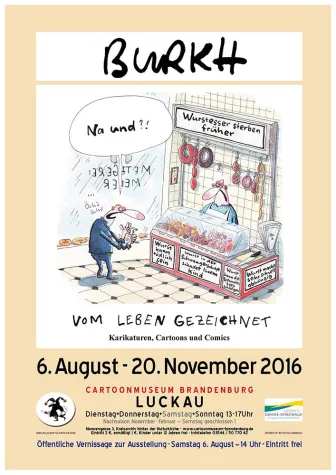 Bild: „Vom Leben gezeichnet !“ - Karikaturen, Cartoons und Comics von BURKH