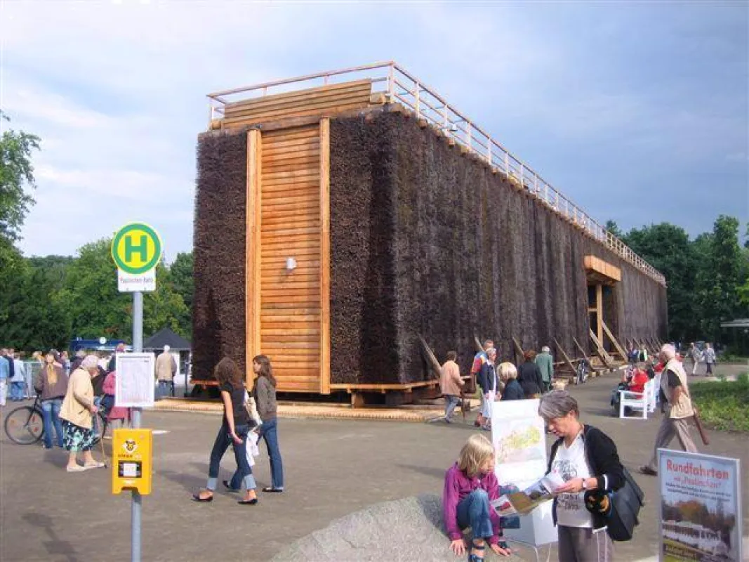 Das Gradierwerk von Bad Salzuflen ist das modernste seiner Art in Europa.