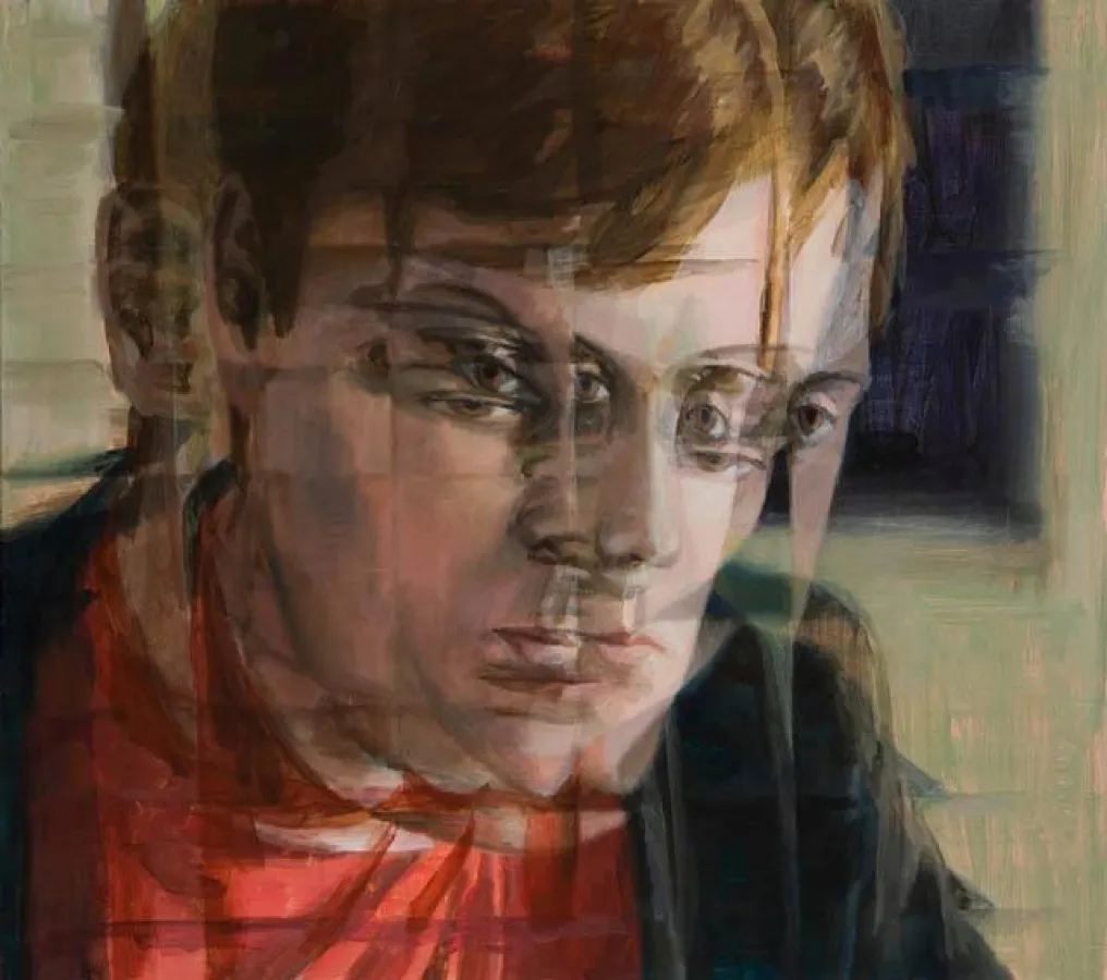 Ben 2, 2009, Öl und Acryl auf Leinwand, 90 x 100 cm