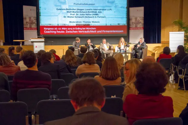 Bild: Einblicke in Forschung und Praxis beim Coaching-Kongress 2015