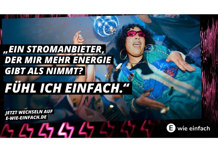 "Fühl ich einfach": E WIE EINFACH begeistert junge Zielgruppe mit emotionaler Gen-Z-Kampagne und Kasi Bild: "Fühl ich einfach": E WIE EINFACH begeistert junge Zielgruppe mit emotionaler Gen-Z-Kampagne und Kasi