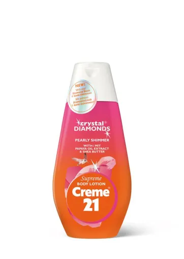 Strahlend schön gepflegt mit Creme 21 CRYSTAL DIAMONDS® Bild: Strahlend schön gepflegt mit Creme 21 CRYSTAL DIAMONDS®