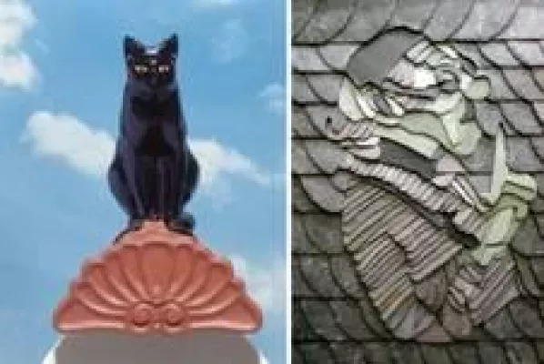 Bild: Kunstvolle Akzente auf dem Hausdach mit elegantem Dachschmuck