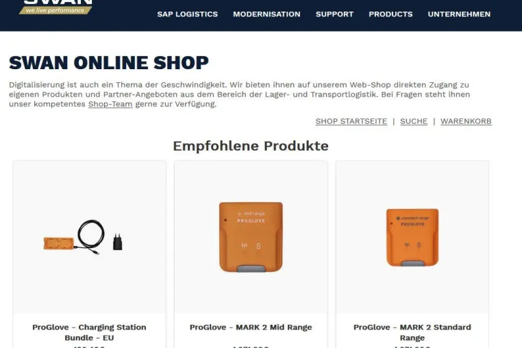 Bild: SWAN: Neuer Online Shop jetzt live!