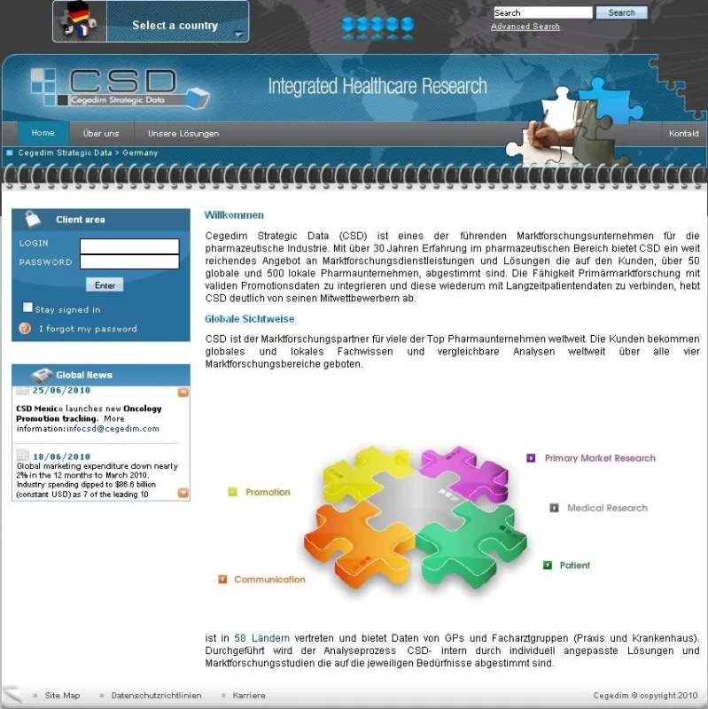 Neuer Internetauftritt von CSD