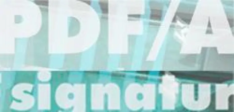 Bild: Digitale Signatur und PDF/A – Der Aktenschrank in PDF