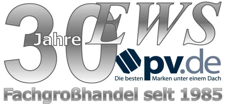 EWS ist seit 30 Jahren Photovoltaik-Distributor Bild: EWS ist seit 30 Jahren Photovoltaik-Distributor
