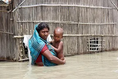 Fluthilfe in Bangladesch - Organisation NETZ unterstützt Wiederaufbau Bild: Fluthilfe in Bangladesch - Organisation NETZ unterstützt Wiederaufbau