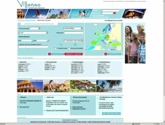 Bild: Neues Portal für Ferienunterkünfte / Villanao.de besticht durch einfache Suche im Angebotsdschungel