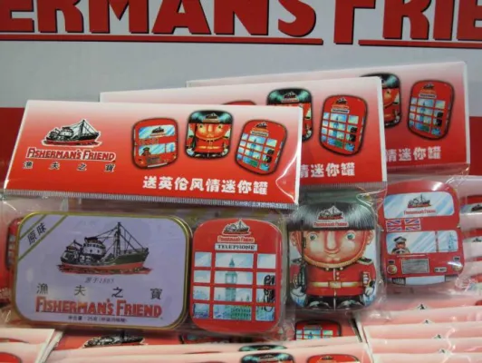 Bild: Fisherman’s Friend setzt in China auf „very british“