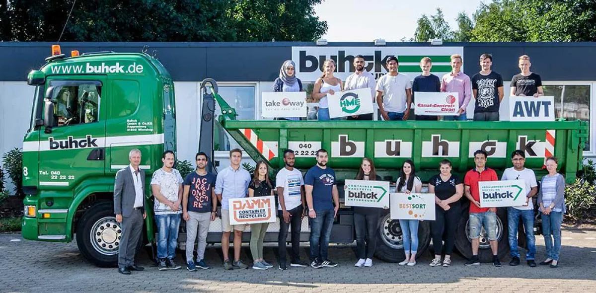 Die neuen Buhck-Azubis