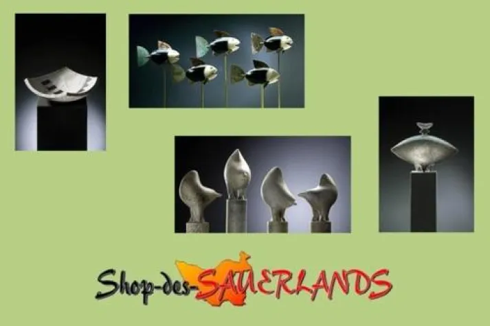 Bild: Exklusive Raku-Keramik von Dieter Blefgen im Shop-des-Sauerlands