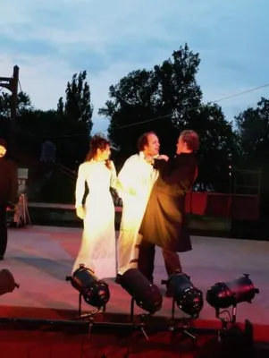 Die Peene brennt Bild: Die Peene brennt