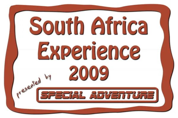 Sponsoring bei der South Africa Experience 2009 mit Ellen Lohr in Südafrika und Botswana Bild: Sponsoring bei der South Africa Experience 2009 mit Ellen Lohr in Südafrika und Botswana