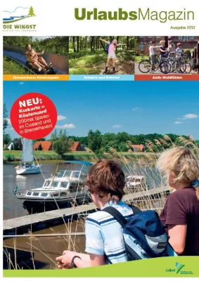 Bild: 56 Seiten norddeutscher Reisespass im Urlaubsmagazin Wingst