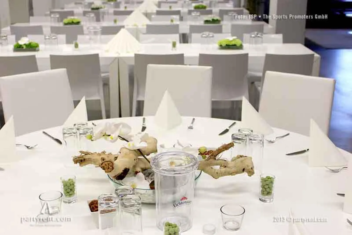 Non-Food-Catering beim Abschiedsspiel von Fußball-Legende Michael Ballack in Leipzig (Foto: Party Re