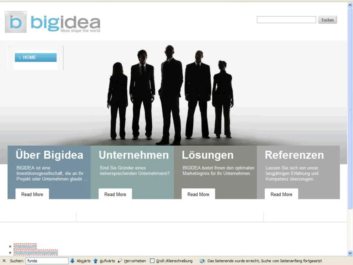 Die Investitionsgesellschaft BIGIDEA unterstützt interessante Projektideen.