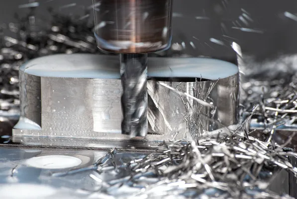 Titan: Geringe Effizienz bei der Zerspanung durch die falsche Werkzeugwahl Bild: Titan: Geringe Effizienz bei der Zerspanung durch die falsche Werkzeugwahl