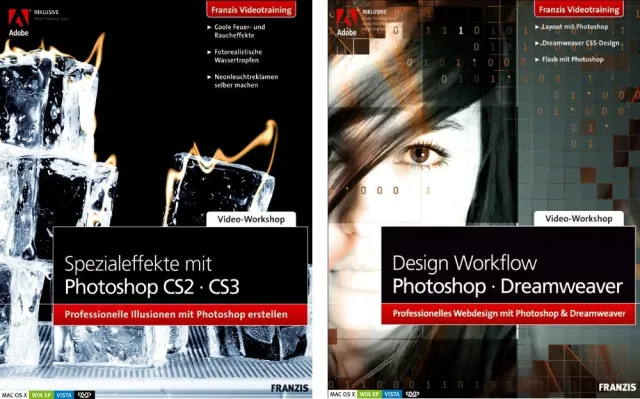 Bild: Photoshop und Dreamweaver richtig einsetzen und bedienen