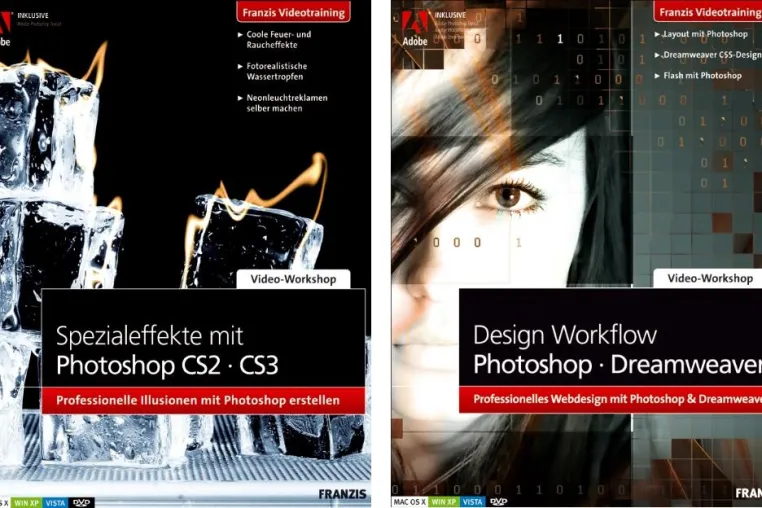 Photoshop und Dreamweaver richtig einsetzen und bedienen Bild: Photoshop und Dreamweaver richtig einsetzen und bedienen