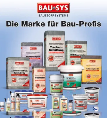 Baustoff-Systeme für Profis und Heimwerker – Modernisieren, Sanieren und Renovieren mit BAUSYS® von BAUKING Bild: Baustoff-Systeme für Profis und Heimwerker – Modernisieren, Sanieren und Renovieren mit BAUSYS® von BAUKING