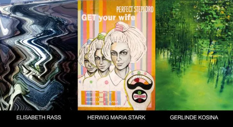 ARTe 2016 Sindelfingen - Stand V1 - Gerlinde Kosina, Elisabeth Rass, Herwig Maria Stark Bild: ARTe 2016 Sindelfingen - Stand V1 - Gerlinde Kosina, Elisabeth Rass, Herwig Maria Stark