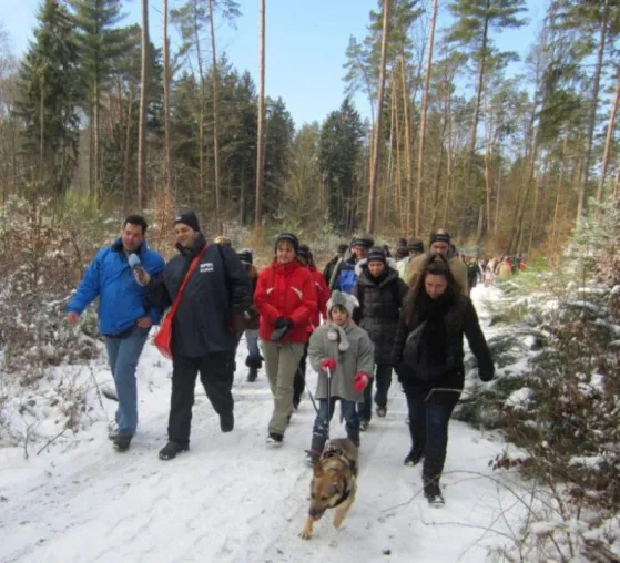 Bild: Die RPR1.Winter-Expedition 2013 - Dritte Tour mit Moderator Kunze führt zur Eisbahn auf der Laubenheimer Höhe