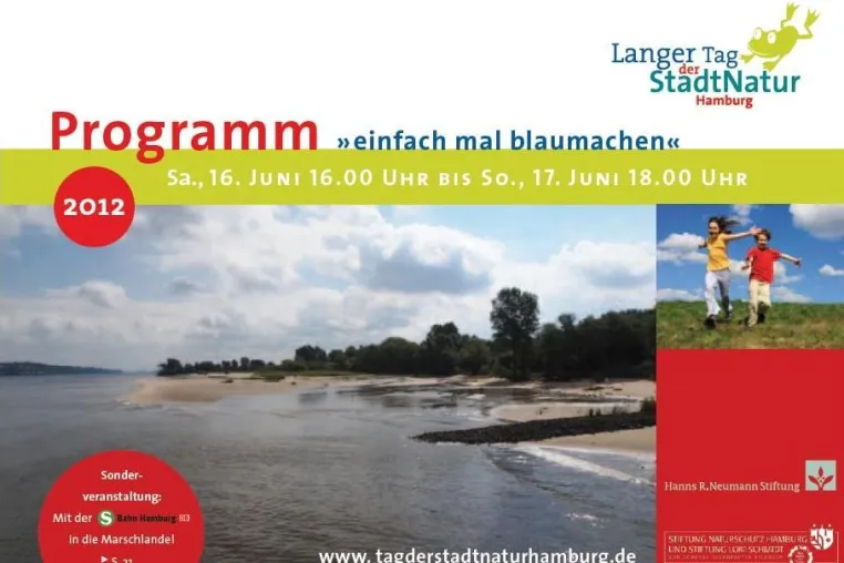 Bild: „einfach mal blaumachen“: Programmheft für den 2. Langen Tag der StadtNatur Hamburg ab sofort erhältlich