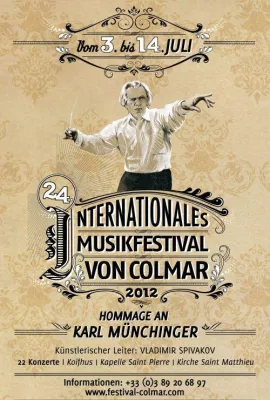 Bild: Das Internationale Musikfestival von Colmar 2012: Hommage an Karl Münchinger