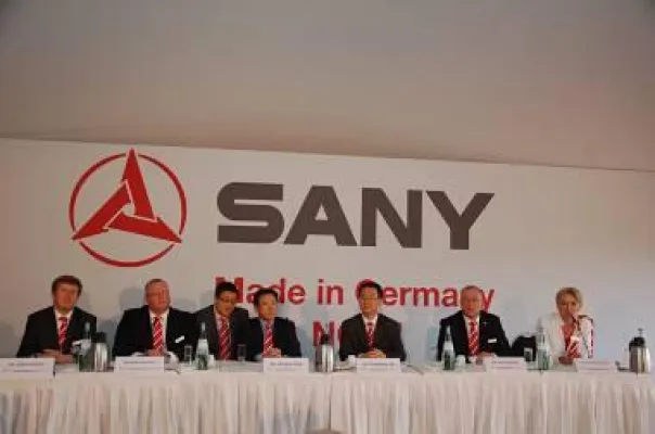 Bild: Chinesischer Baukonzern SANY startet die Produktion in Bedburg