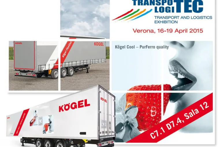 Kögel auf der Transpotec Logitec 2015 Bild: Kögel auf der Transpotec Logitec 2015