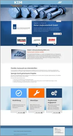 Bild: Starker Webauftritt für die KIM