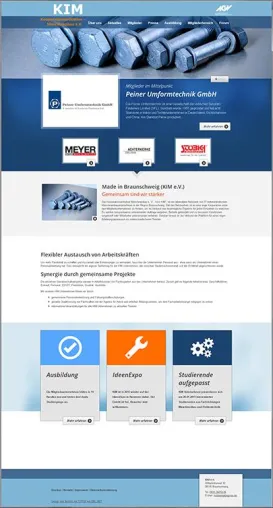 Bild: Starker Webauftritt für die KIM