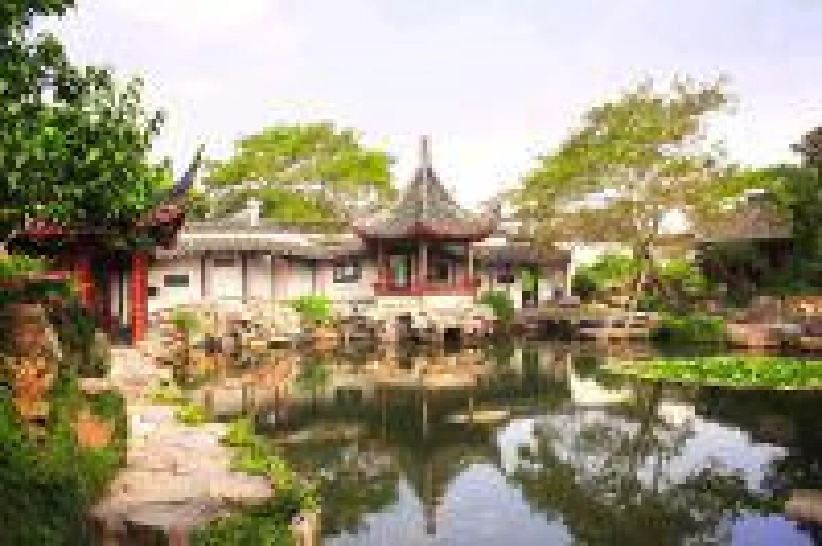 Ein idyllischer Garten in Suzhou