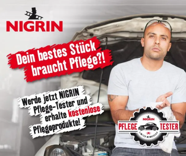 Bild: NIGRIN Testoffensive – Tester gesucht