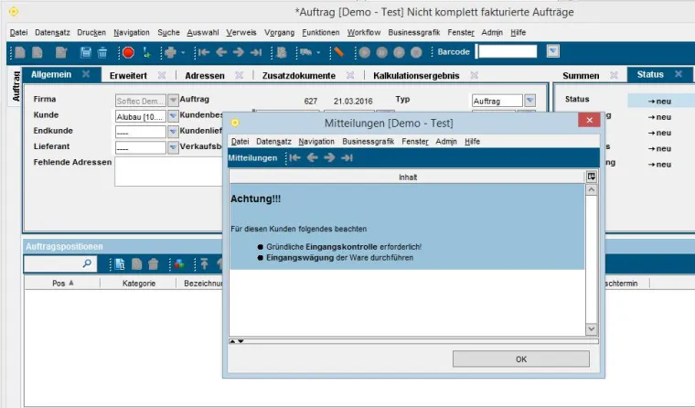 Bild: Softec stellt neues Software-Release OMNITEC V12 vor