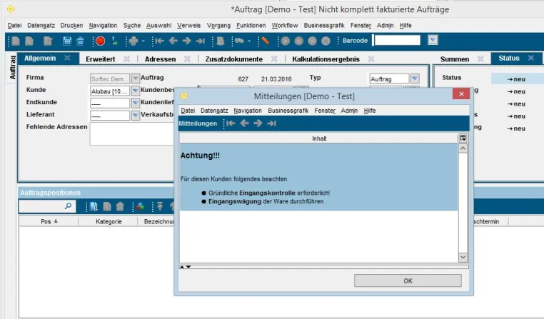Bild: Softec stellt neues Software-Release OMNITEC V12 vor